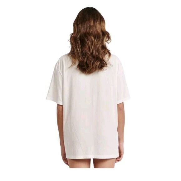 Charlie Holiday Palm‎ Boyfriend Tee Size S US 4 Oversized NWT - Picture 3 of 9